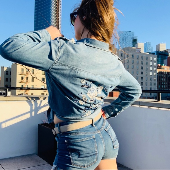 Short American Eagle Outfitters AEO – Taille Haute, Femme, Taille 0, Neuf Avec étiquettes